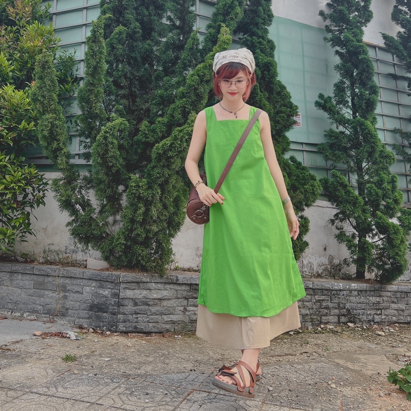 Váy cổ vuông Yuhi các màu