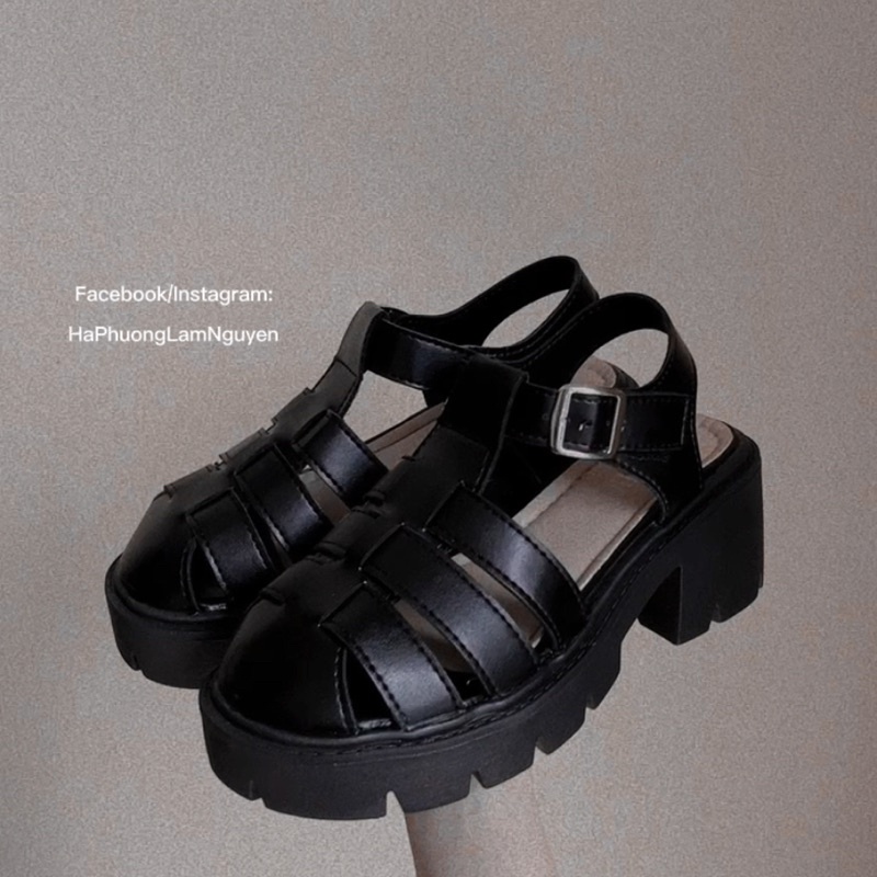 [Ảnh thật shop chụp] Sandal độn đế cao cấp
