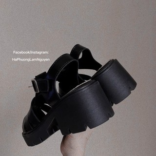 [Ảnh thật shop chụp] Sandal độn đế cao cấp