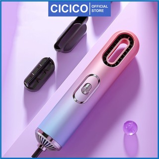 Máy sấy tóc mini tạo ion âm không cánh 3 trong 1, sấy ion âm nuôi dưỡng tóc, phục hồi và ngăn tóc hư tổn