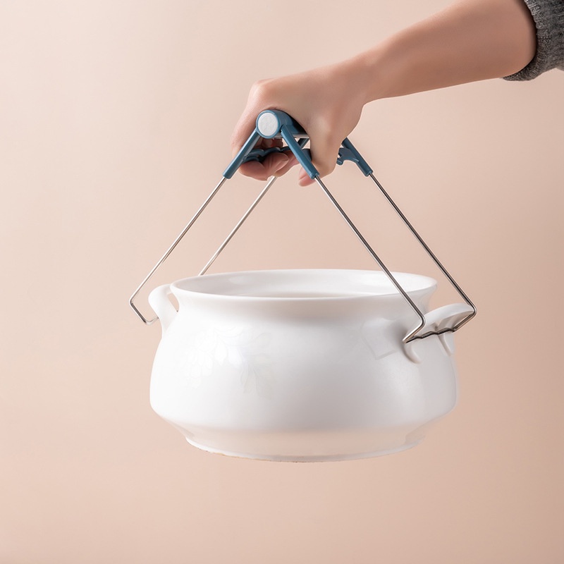 Kẹp gắp bát, đĩa, xoong, nồi, kẹp nhấc nồi chống nóng K133, thiết kế dễ sử dụng, chắc chắn.