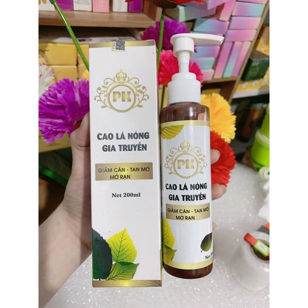 (Chính Hãng)CAO LÁ NÓNG GIA TRUYỀN TỪ THIÊN NHIÊN (TẶNG CUỘN MÀNG Ủ DÂY)
