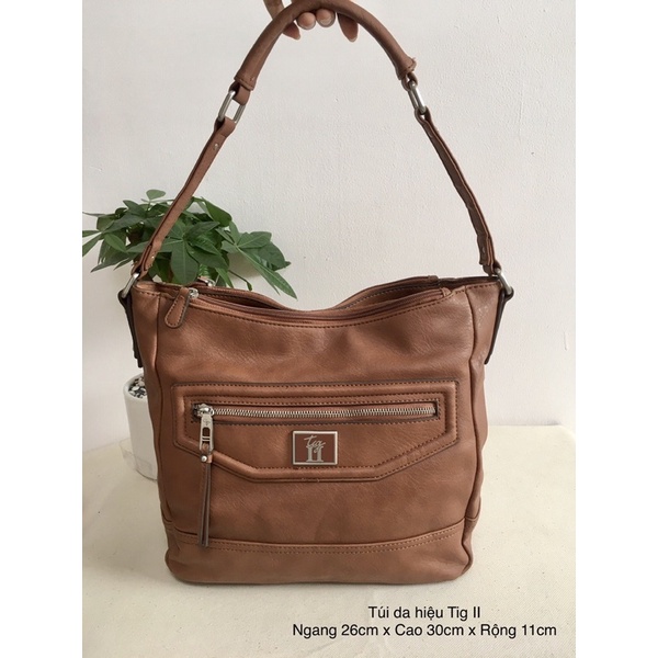 Túi da hiệu Tig II đeo vai