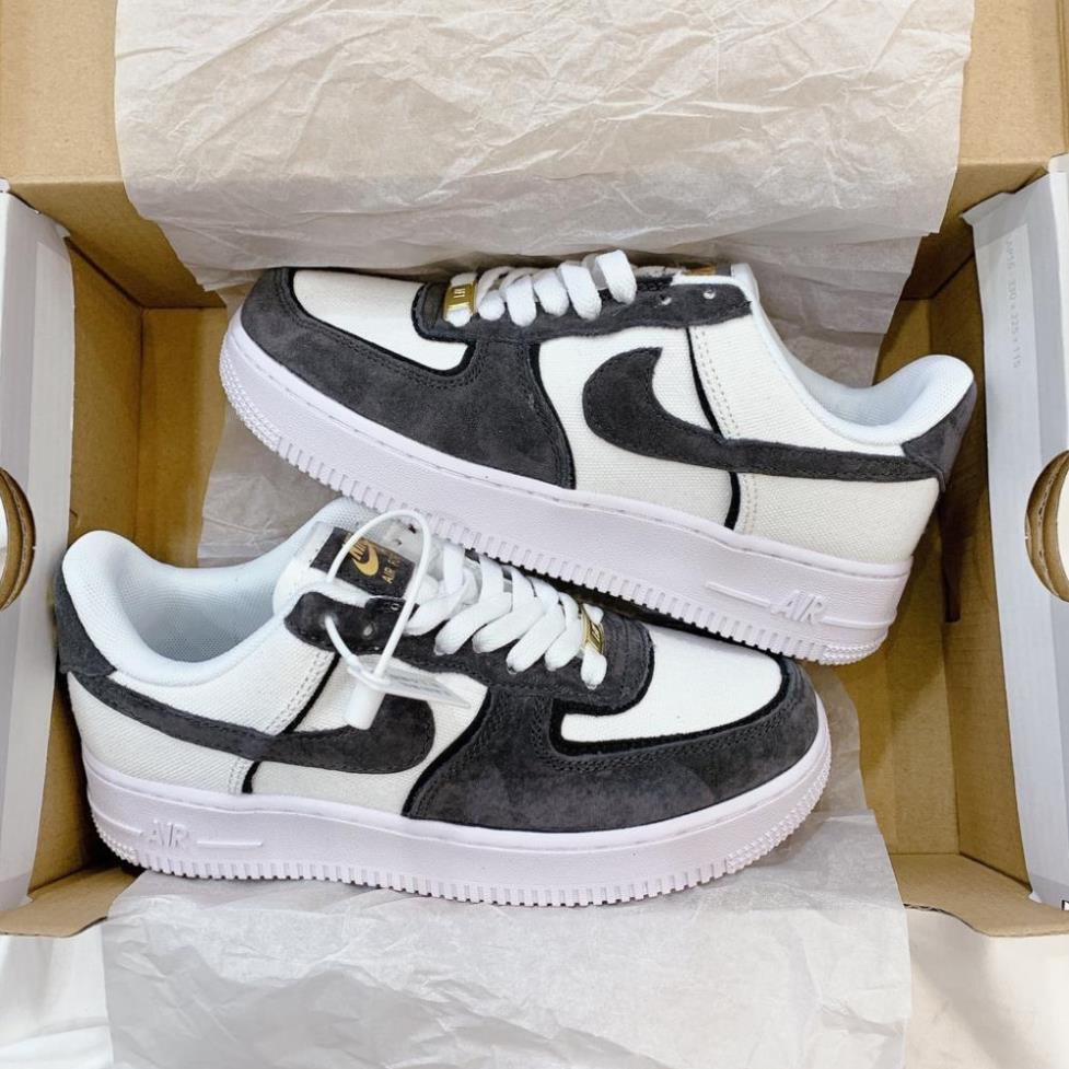 Gìay Air Force 1 Lông chuột , Af1 xám lông chuột dành cho nam nữ full bill+box siêu êm ái