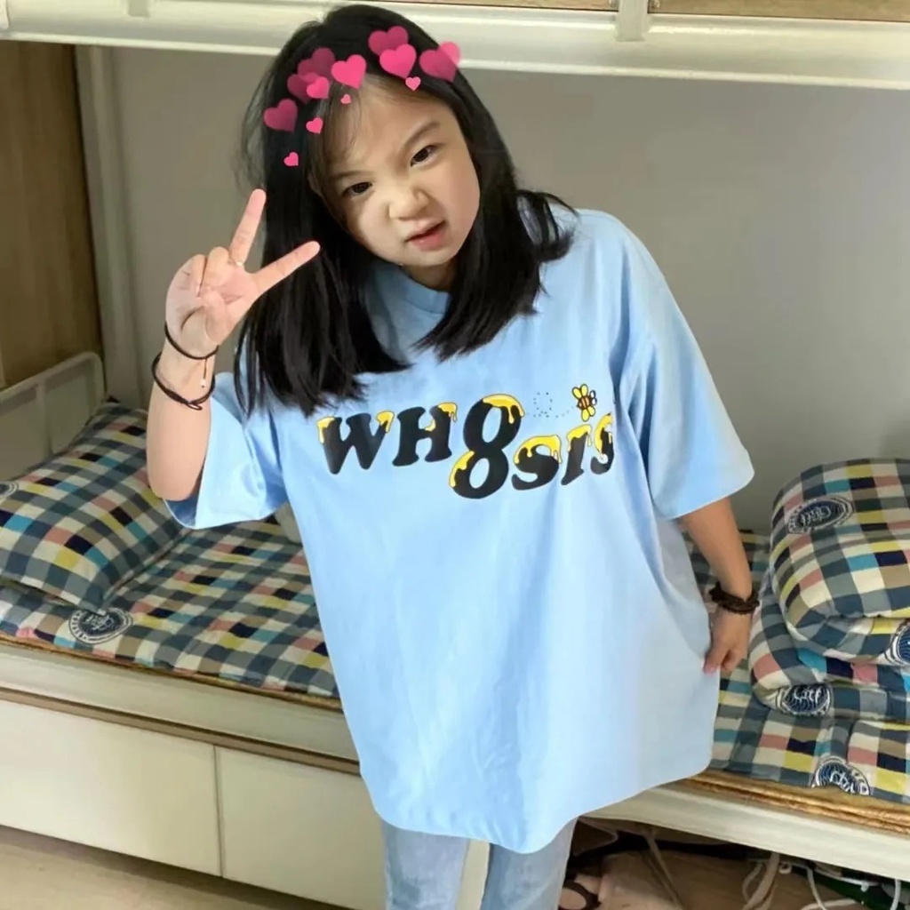 Áo Thun Cotton Tay Ngắn Dáng Rộng In Hình Mèo Hello Kitty Thời Trang Mùa Hè Cho Cặp Đôi