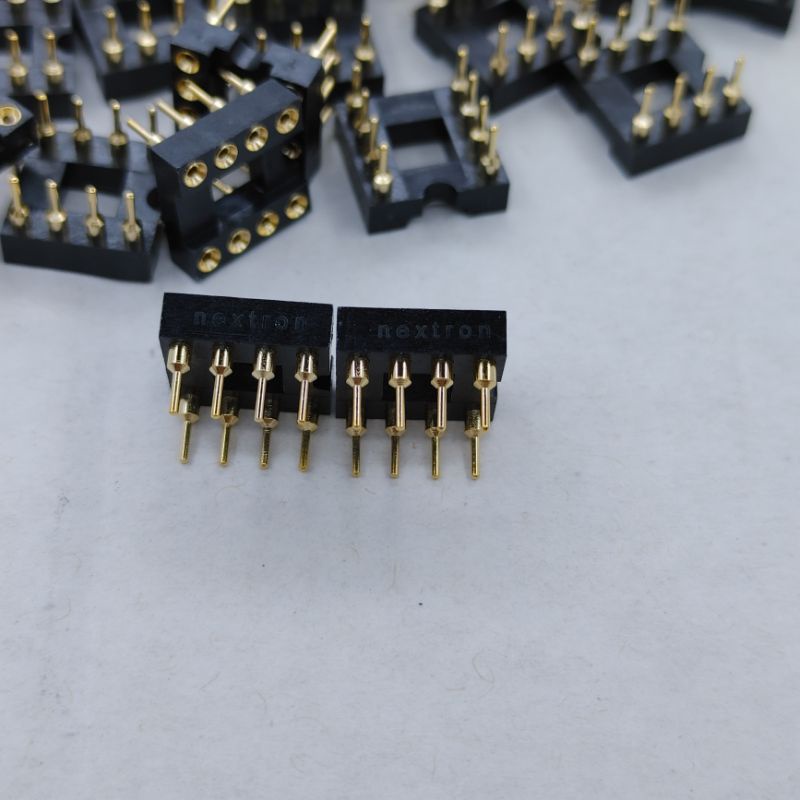 Đế cắm ic mạ vàng 8 chân, 8P DIP-8 Nextron