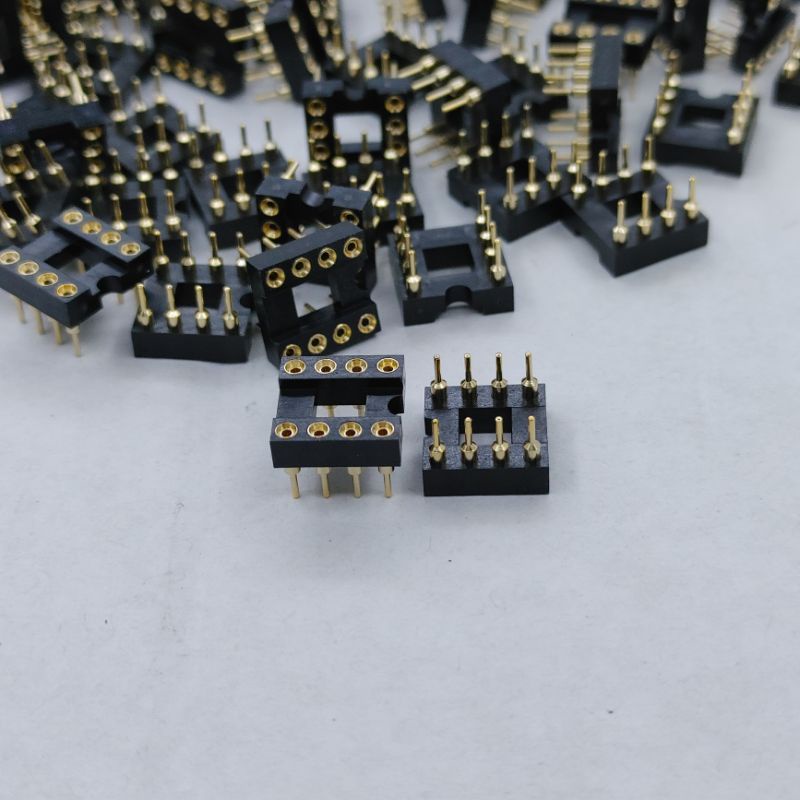 Đế cắm ic mạ vàng 8 chân, 8P DIP-8 Nextron