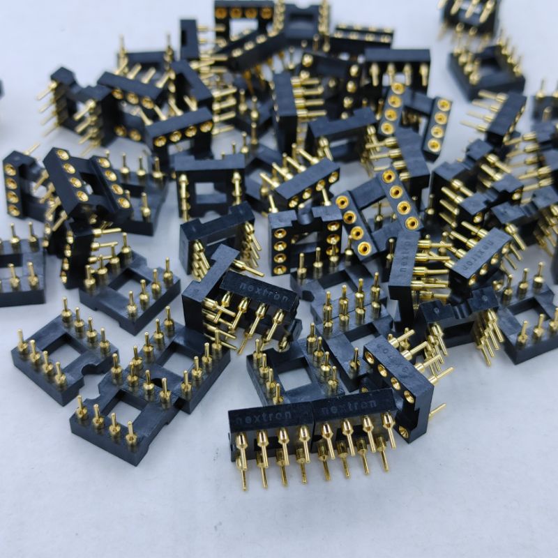 Đế cắm ic 8 chân, 8P mạ vàng dầy 3U Nextron DIP-8