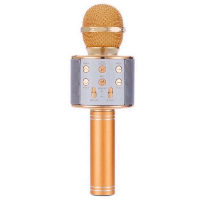 Micro hát Karaoke cầm tay mini bluetooth tích hợp Loa Bluetooth đa năng 6in1 WS-858 - Mic cầm tay mini hát karaoke | BigBuy360 - bigbuy360.vn