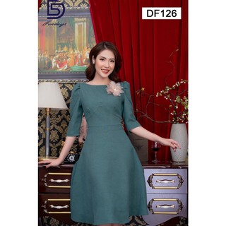 Fivedays - Đầm xoè cổ thuyền