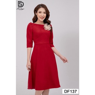 Fivedays - Đầm xoè cổ thuyền