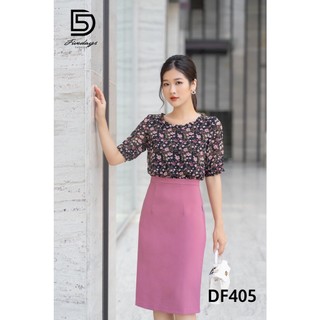 Đầm hoa ôm phối chân FIVEDAYS