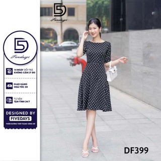 Đầm xoè chấm bi fivedays