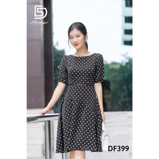 Đầm xoè chấm bi FIVEDAYS