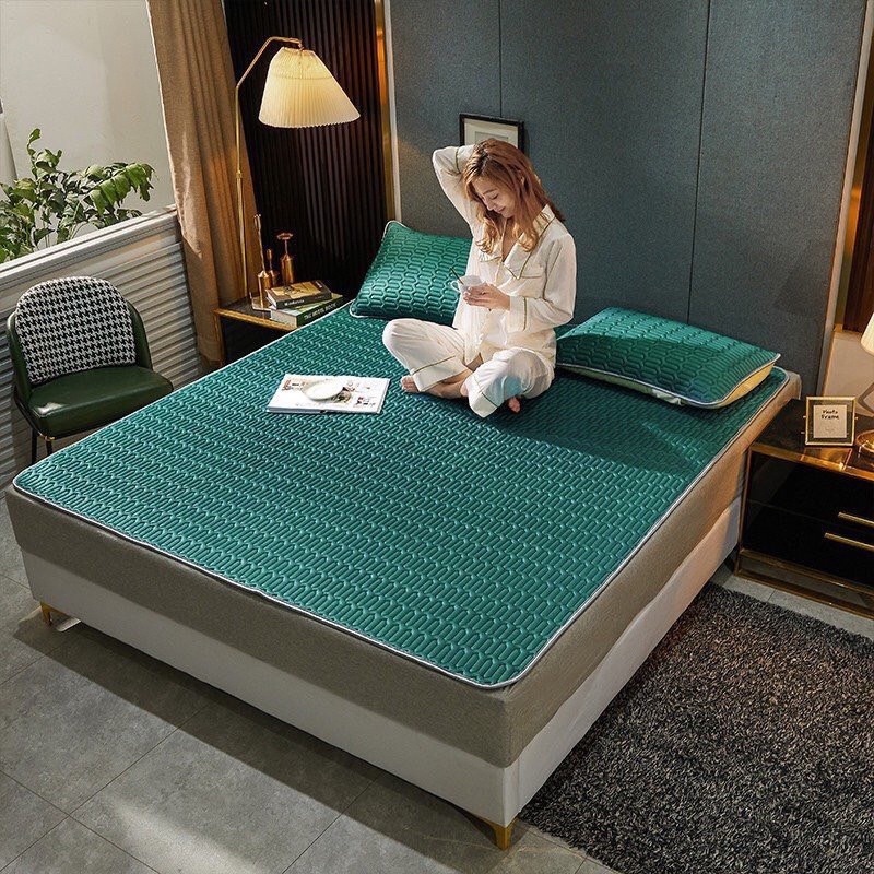 chiếu điều hoà cao su non chiếu trơn đơn sắc loại dày kích thước 1m4/1m5/1m6/1m8/2mx2m-chuyengagoigi