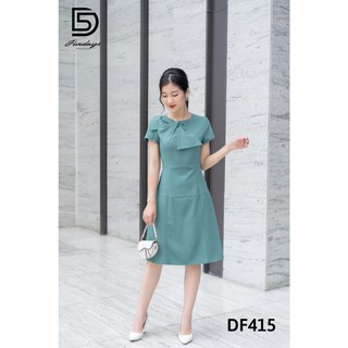 Đầm xoè nơ cổ FIVEDAYS