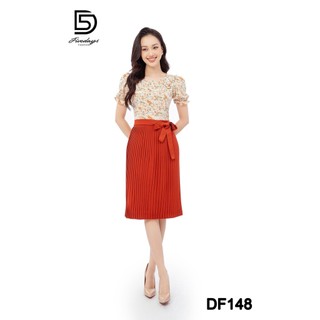 Fivedays - Đầm hoa phối thân trên dập ly