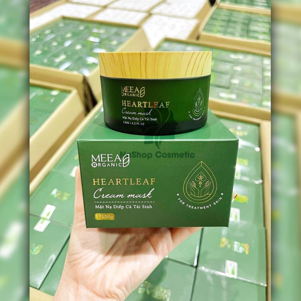 Mặt nạ diếp cá tái sinh MEEA ORGANIC - Mask diếp cá dưỡng trắng da se khít lỗ chân lông