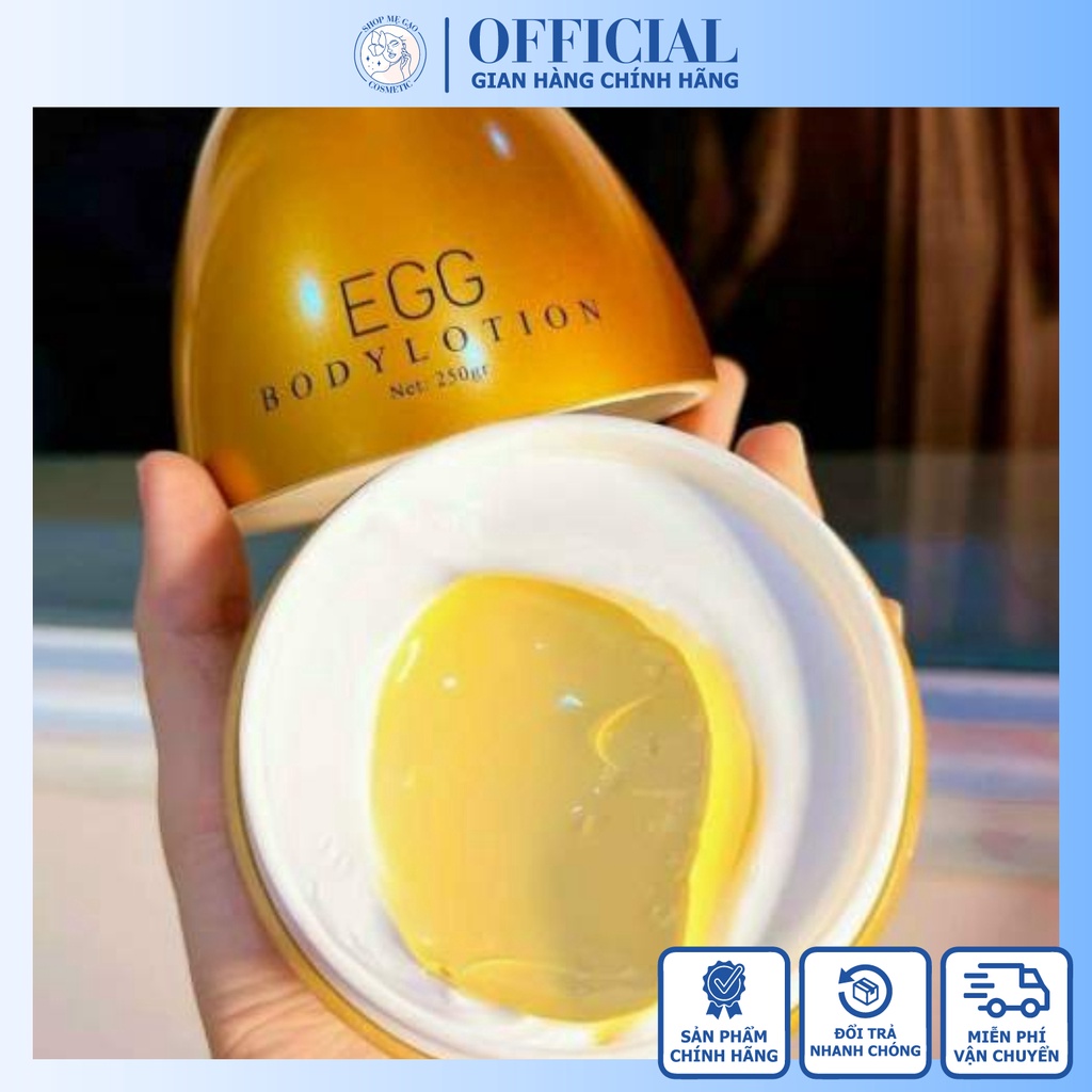 Kem Body Trứng Vàng Queenie Skin Giúp Da Trắng Sáng, Cấp Ẩm Tốt Cho Da, Ngăn Ngừa Lão Hóa, Se Khít Lỗ Chân Lông | BigBuy360 - bigbuy360.vn