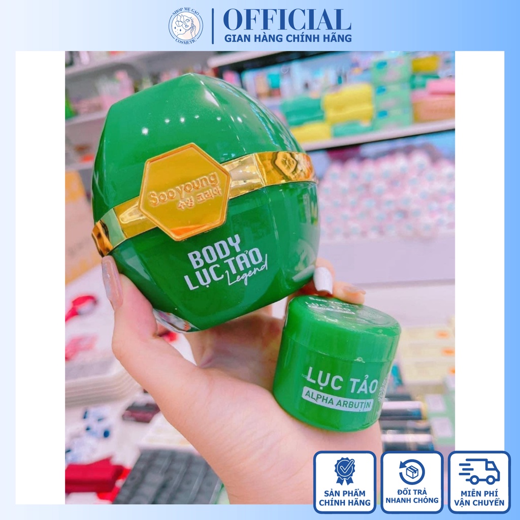 Kem Body Lục Tảo Soo Young Dưỡng Trắng Sáng Da, Mùi Hương Nước Da Dễ Chịu, Giúp Săn Chắc Da, Thấm Hút, Không Bết Rít | BigBuy360 - bigbuy360.vn