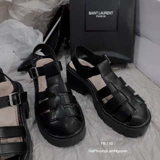 [Ảnh thật shop chụp] Giày sandal độn đế
