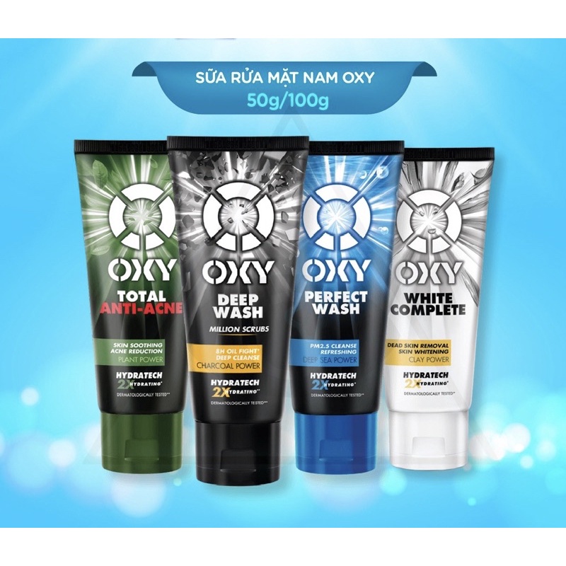 OXY Sữa Rửa Mặt Cho Nam 100g