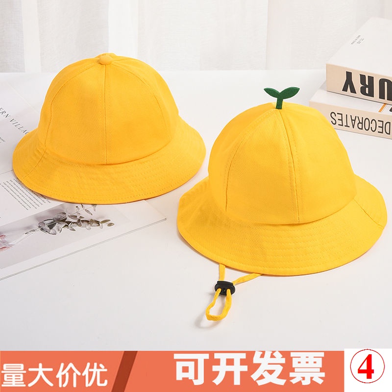Mũ Bucket Chống Nắng Mùa Hè Tùy Chỉnh logo Tùy Chỉnh Màu Vàng Nhỏ Phong Cách Nhật Bản Mới Cho Học Sinh Tiểu Học