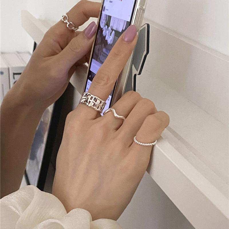 Nhẫn Bạc 925 Kiểu Bện Sang Trọng Thời Trang Cho Nữ