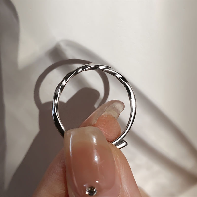 Nhẫn Hở Mạ Bạc 925 Thiết Kế Thời Trang Cao Cấp