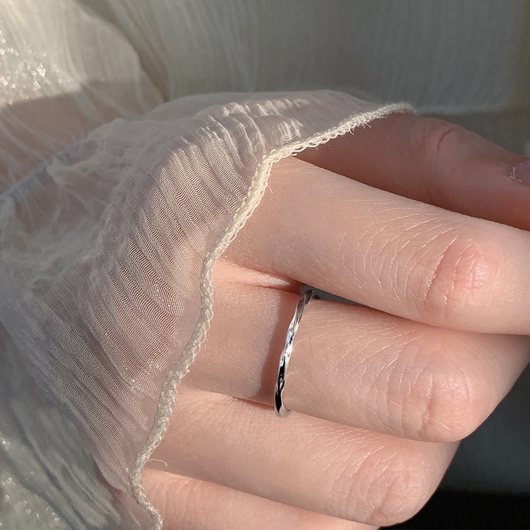 Nhẫn Hở Mạ Bạc 925 Thiết Kế Thời Trang Cao Cấp