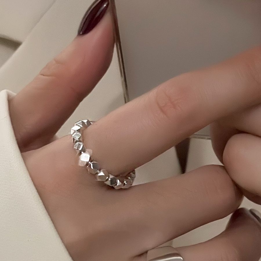 Nhẫn Hở Mạ Bạc 925 Thiết Kế Đơn Giản Sang Trọng Cho Nữ