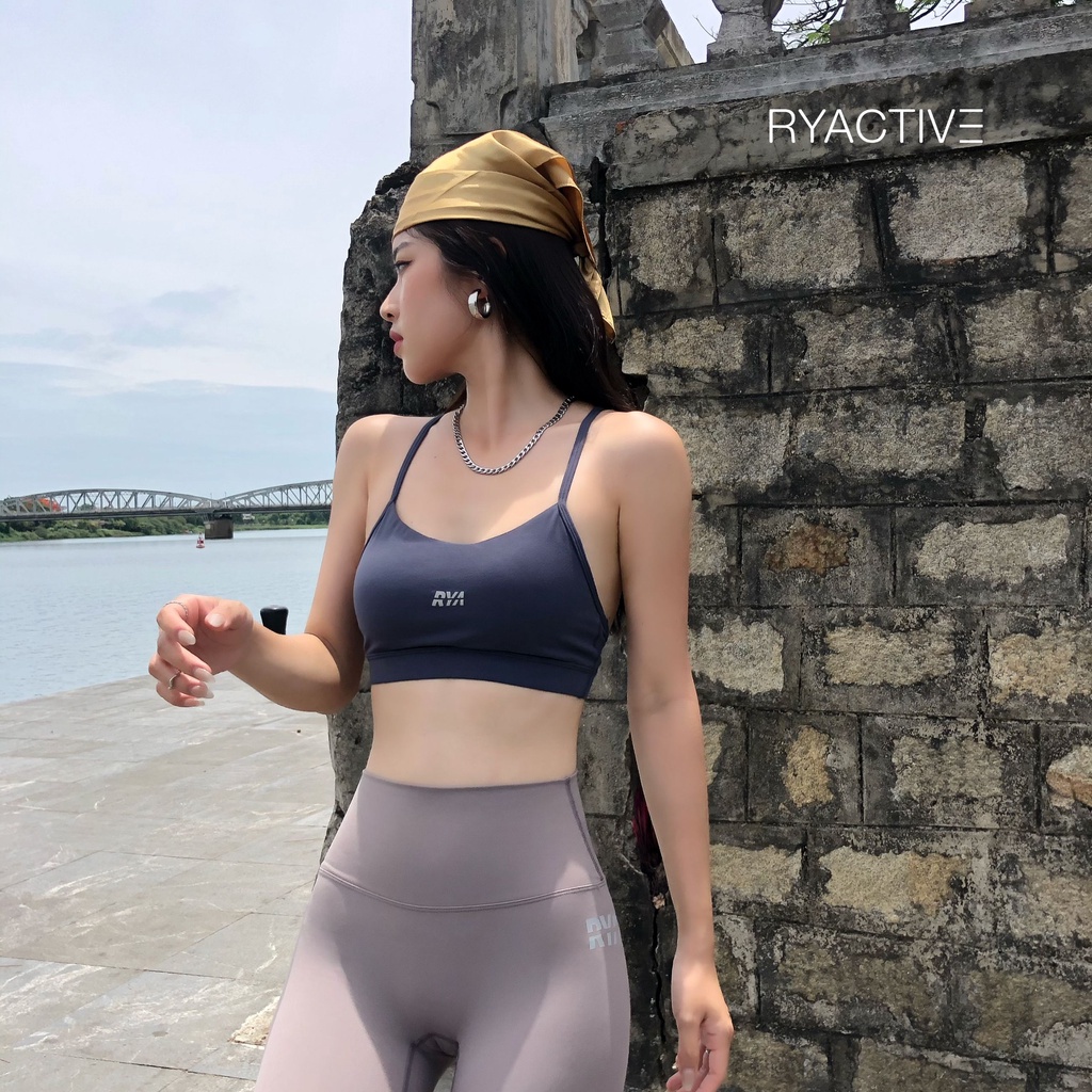 Áo ngực thể thao RYACTIVE - SPEED SPORTBRA màu xanh dương Classic blue