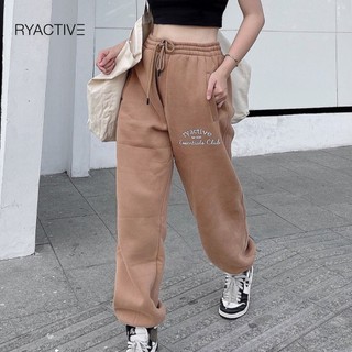 Quần jogger thể thao RYACTIVE - OVERSIZE JOGGER màu nâu Caramel