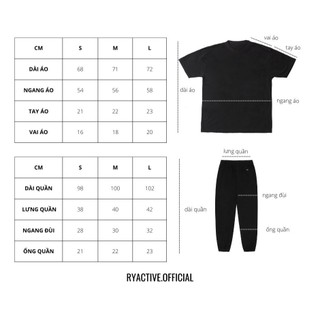 Áo thun form oversize RYACTIVE - RYACTIVE ESSENTIAL TEE màu trắng