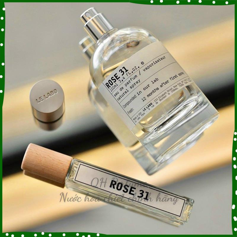 Nước hoa le labo rose 31 chiết 10ml hương mát dịu thơm lâu - QH PERFUME