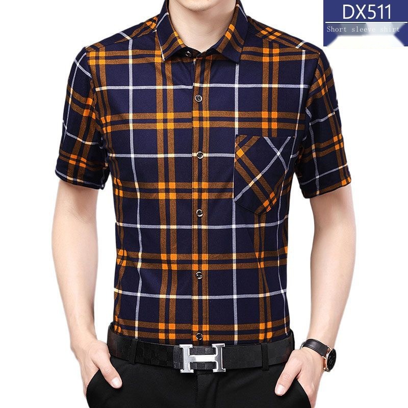 Hàng Có Sẵn!!] Áo Sơ Mi Tay Ngắn Thời Trang Dành Cho Nam