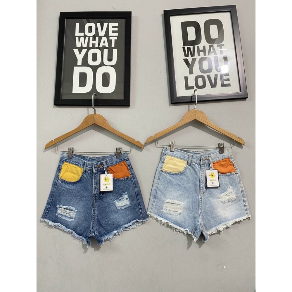 Quần short jean nữ lưng cao King168 , quần short nữ thời thượng QS35 A0532 | BigBuy360 - bigbuy360.vn