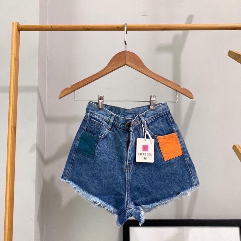 Quần short jean nữ lưng cao King168 , quần short nữ thời thượng QS35 A0532 | BigBuy360 - bigbuy360.vn