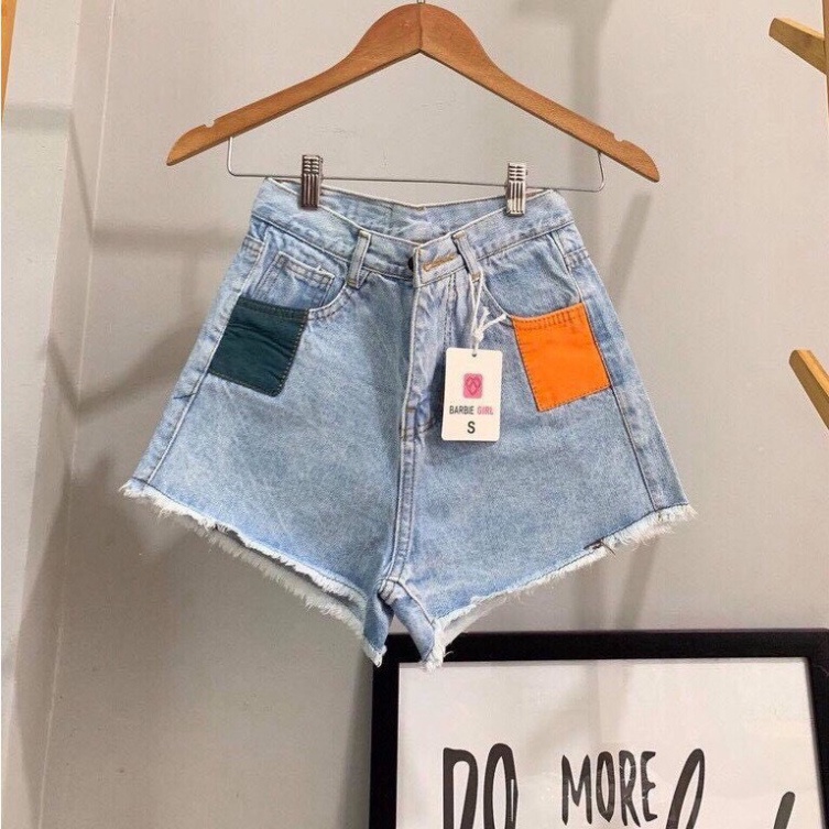Quần short jean nữ lưng cao King168 , quần short nữ thời thượng QS32 A0532 | BigBuy360 - bigbuy360.vn