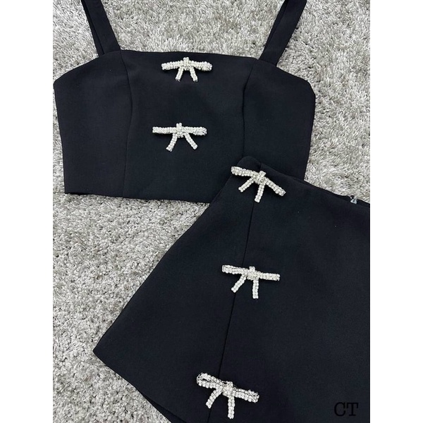 Nơ kết dây đá pha lê