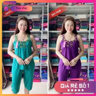 Bộ Đồ Lửng Thun Lạnh size