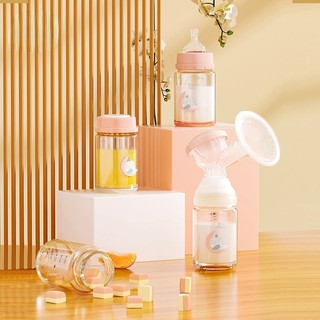 Cốc trữ sữa Bộ thu sữa thủy tinh giữ tươi bình sữa cốc trữ sữa mẹ bình trữ bình trữ bình 180ml2