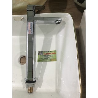 Vòi chậu rửa mặt lavabo 30cm sáng bóng cao cấp hopu-72