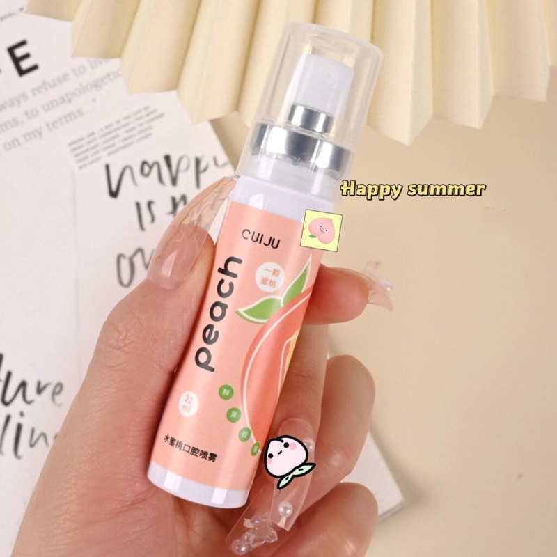 Xịt Thơm Miệng Trái Cây Tươi Mát Giúp Hơi Thở Thơm Tho, Cho Ngày Dài Năng Động