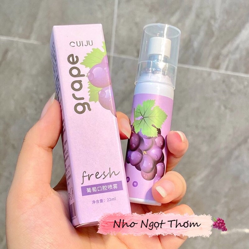 Xịt Thơm Miệng Trái Cây Tươi Mát Giúp Hơi Thở Thơm Tho, Cho Ngày Dài Năng Động