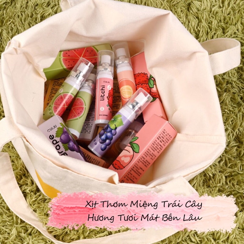 Xịt Thơm Miệng Trái Cây Tươi Mát Giúp Hơi Thở Thơm Tho, Cho Ngày Dài Năng Động