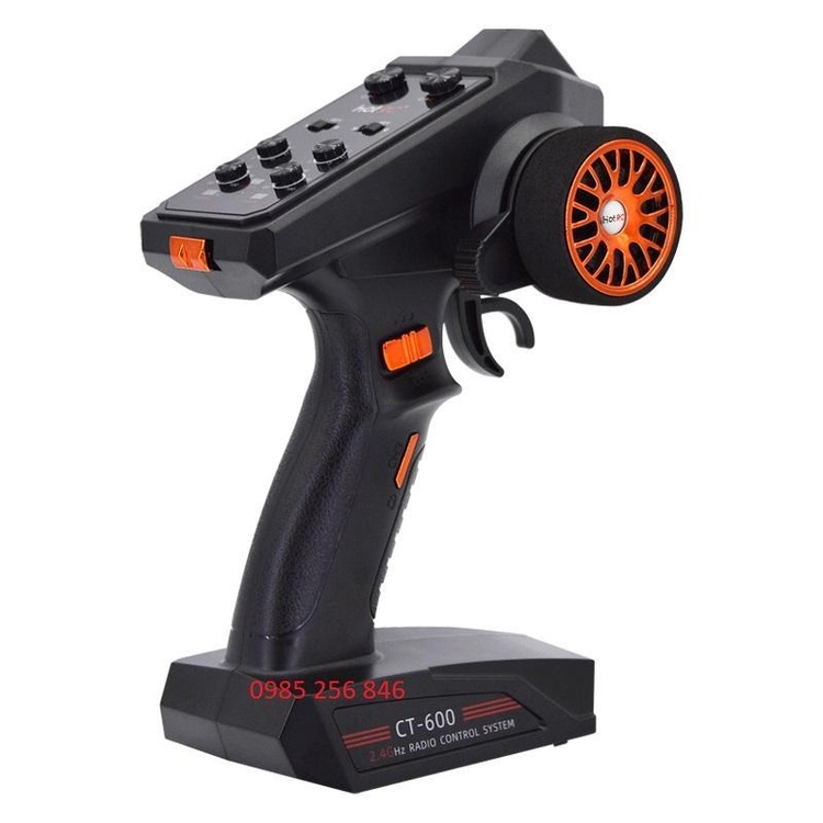 Bộ điều khiển HOTRC HOTRC CT-6A/CT-600 2.4Ghz 6 Kênh FHSS cho tàu xe điều khiển