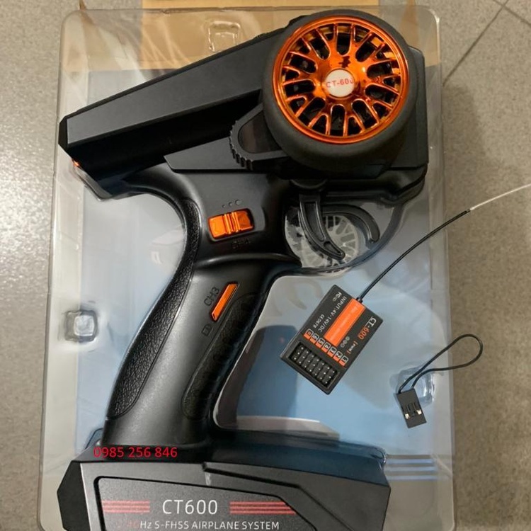 Bộ điều khiển HOTRC HOTRC CT-6A/CT-600 2.4Ghz 6 Kênh FHSS cho tàu xe điều khiển