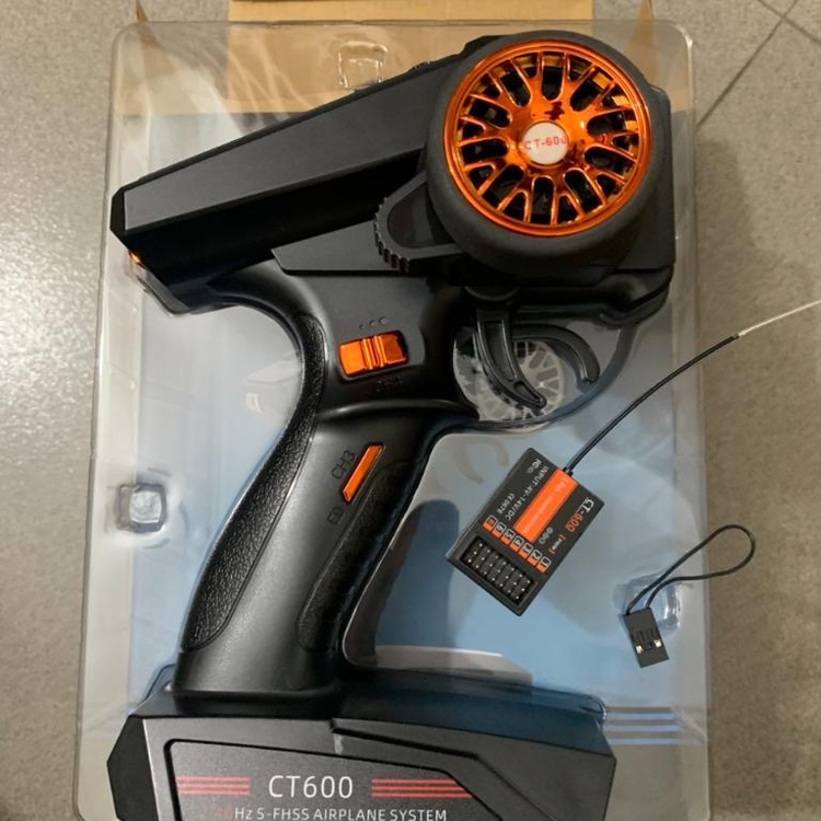 Bộ điều khiển HOTRC HOTRC CT-6A/CT-600 2.4Ghz 6 Kênh FHSS cho tàu xe điều khiển