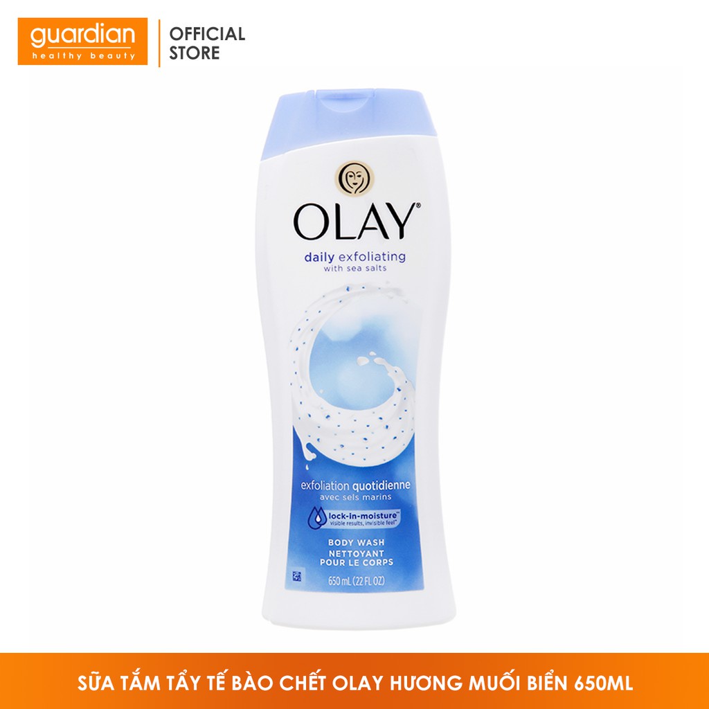 Sữa Tắm Tẩy Tế Bào Chết Muối Biển OLAY 650ml